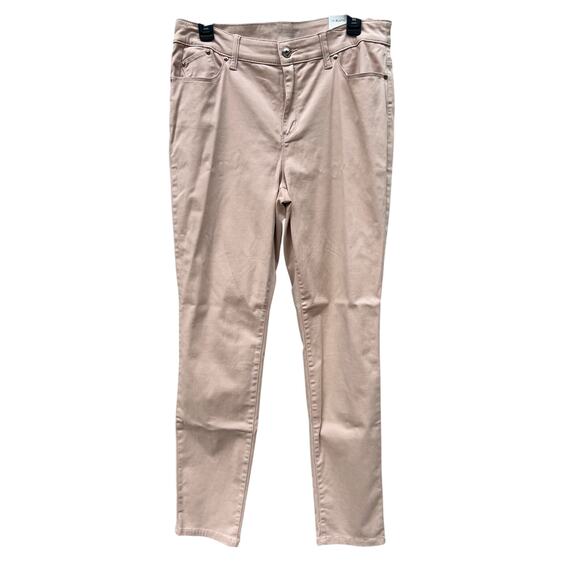 NWT Chico’s Platinum Jegging Slim Fit Frosted Petal Pink Size 1/US 8 - Picture 1 of 9